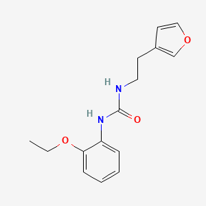 molecular formula C15H18N2O3 B2372401 1-(2-Éthoxyphényl)-3-(2-(furan-3-yl)éthyl)urée CAS No. 1428378-15-7