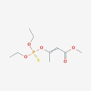 molecular formula C9H8ClNOS B237246 Methyl 3-[(diethoxyphosphorothioyl)oxy]but-2-enoate CAS No. 128606-48-4