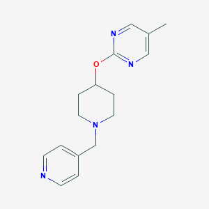 5-Methyl-2-[1-(pyridin-4-ylmethyl)piperidin-4-yl]oxypyrimidine