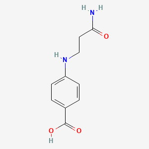 molecular formula C10H12N2O3 B2372558 4-[(2-氨基羰基乙基)氨基]苯甲酸 CAS No. 1249907-84-3
