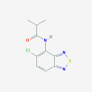 N-(5-chloro-2,1,3-benzothiadiazol-4-yl)-2-methylpropanamide