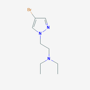[2-(4-Bromopyrazol-1-yl)ethyl]diethylamine