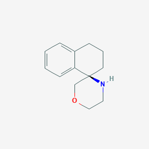 3',4'-dihydro-2'H-spiro[morpholine-3,1'-naphthalene]