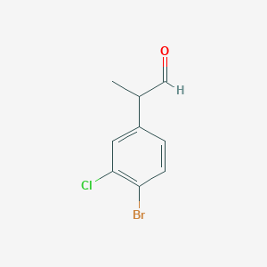 2-(4-Bromo-3-chlorophenyl)propanal