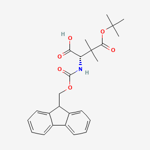 molecular formula C25H29NO6 B2372720 (S)-FMOC-BETA-DIMETHYL-ASP(OTBU)-OH CAS No. 1392219-11-2