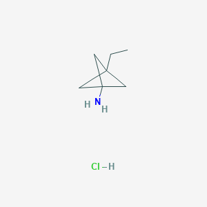 3-Ethylbicyclo[1.1.1]pentan-1-amine;hydrochloride