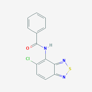 molecular formula C13H8ClN3OS B237273 N-(5-chloro-2,1,3-benzothiadiazol-4-yl)benzamide 