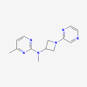 N,4-Dimethyl-N-(1-pyrazin-2-ylazetidin-3-yl)pyrimidin-2-amine