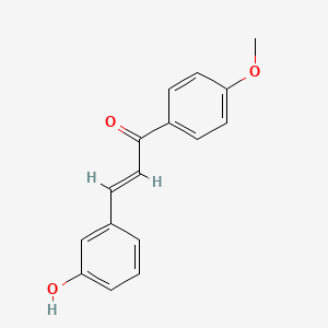 molecular formula C16H14O3 B2372764 (2E)-3-(3-hydroxyphenyl)-1-(4-methoxyphenyl)prop-2-en-1-one CAS No. 155269-32-2