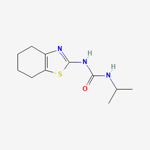molecular formula C11H17N3OS B2372766 1-Isopropyl-3-(4,5,6,7-tetrahydrobenzo[d]thiazol-2-yl)urea CAS No. 1234895-61-4