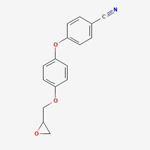 4-[4-(Oxiran-2-ylmethoxy)phenoxy]benzonitrile