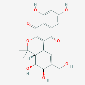 molecular formula C6H4F3N3O B237281 Naphthgeranine D CAS No. 137109-46-7
