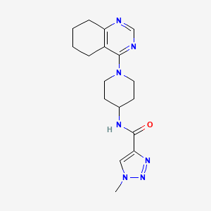 1-methyl-N-(1-(5,6,7,8-tetrahydroquinazolin-4-yl)piperidin-4-yl)-1H-1,2,3-triazole-4-carboxamide