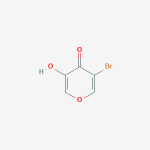 molecular formula C5H3BrO3 B2372882 5-bromo-3-hydroxy-4H-pyran-4-one CAS No. 95790-60-6