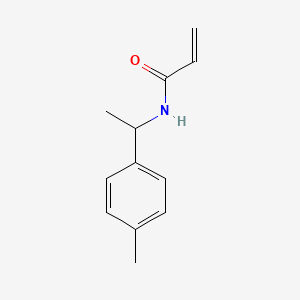 molecular formula C12H15NO B2372905 N-[1-(4-methylphenyl)ethyl]prop-2-enamide CAS No. 1179738-93-2