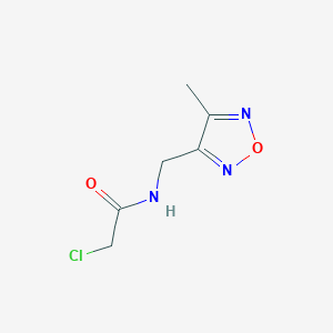 2-Chloro-N-[(4-methyl-1,2,5-oxadiazol-3-yl)methyl]acetamide
