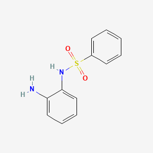 molecular formula C12H12N2O2S B2372968 N-(2-aminophenyl)benzenesulfonamide CAS No. 43200-31-3