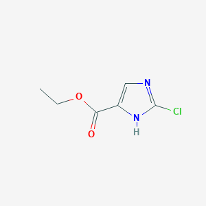 molecular formula C6H7ClN2O2 B2372971 Ethyl 2-chloro-1H-imidazole-5-carboxylate CAS No. 1260670-74-3