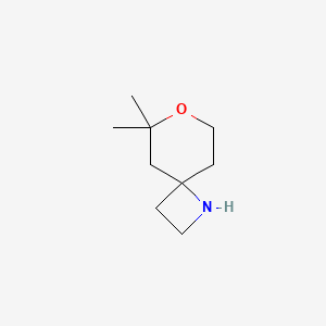 6,6-Dimethyl-7-oxa-1-azaspiro[3.5]nonane