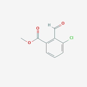 Methyl 3-chloro-2-formylbenzoate