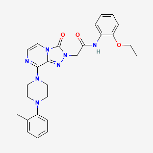 N-(4-bromo-3-methylphenyl)-5-ethyl-1-methyl-4-oxo-4,5-dihydro-1H-pyrrolo[3,2-c]pyridine-2-carboxamide