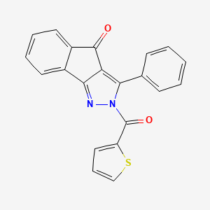 3-phenyl-2-(2-thienylcarbonyl)indeno[1,2-c]pyrazol-4(2H)-one