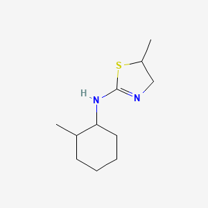 molecular formula C11H20N2S B2373105 5-methyl-N-(2-methylcyclohexyl)-4,5-dihydro-1,3-thiazol-2-amine CAS No. 1005127-83-2