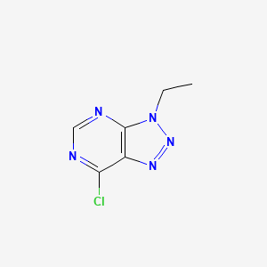 7-chloro-3-ethyl-3H-[1,2,3]triazolo[4,5-d]pyrimidine