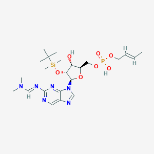 molecular formula C23H39N6O7PSi B237311 2'-Tbdms-dmfg CAS No. 126922-67-6