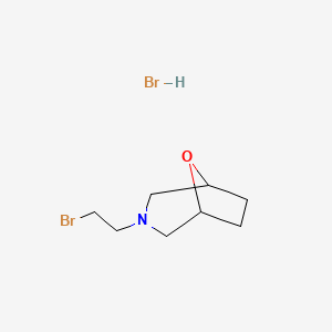 3-(2-Bromoethyl)-8-oxa-3-azabicyclo[3.2.1]octane;hydrobromide