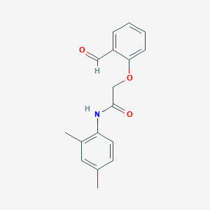 molecular formula C17H17NO3 B2373161 N-(2,4-二甲苯基)-2-(2-甲酰苯氧基)乙酰胺 CAS No. 887357-71-3