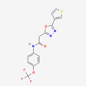 3-[3-(1-methyl-1H-pyrazol-5-yl)phenyl]-5-(3-thienyl)-1,2,4-oxadiazole