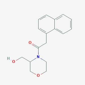 1-(3-(Hydroxymethyl)morpholino)-2-(naphthalen-1-yl)ethanone