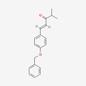 (E)-1-(4-(benzyloxy)phenyl)-4-methylpent-1-en-3-one
