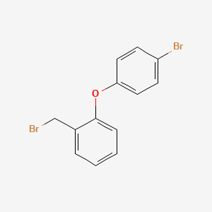 molecular formula C13H10Br2O B2373208 1-(Bromomethyl)-2-(4-bromophenoxy)benzene CAS No. 74744-80-2