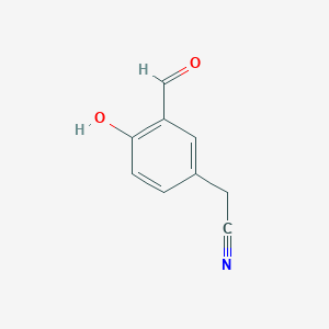 2-(3-Formyl-4-hydroxyphenyl)acetonitrile