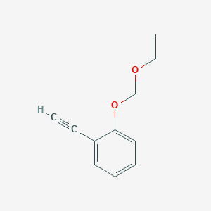 molecular formula C11H12O2 B2373260 1-(Ethoxymethoxy)-2-ethynylbenzene CAS No. 2470438-14-1