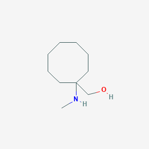 molecular formula C10H21NO B2373261 [1-(Methylamino)cyclooctyl]methanol CAS No. 1184824-08-5