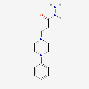 molecular formula C13H20N4O B2373341 3-(4-Phenylpiperazin-1-yl)propanehydrazide CAS No. 326918-58-5