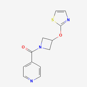 Pyridin-4-yl(3-(thiazol-2-yloxy)azetidin-1-yl)methanone