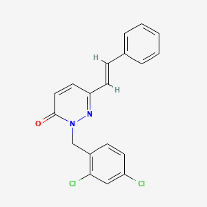2-(2,4-dichlorobenzyl)-6-styryl-3(2H)-pyridazinone