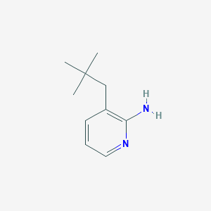 molecular formula C10H16N2 B2373400 3-(2,2-Dimethylpropyl)pyridin-2-amine CAS No. 1341706-69-1