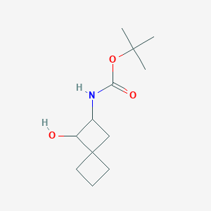Tert-butyl N-(3-hydroxyspiro[3.3]heptan-2-yl)carbamate