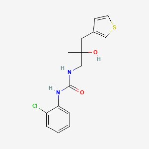 1-(2-Chlorophenyl)-3-{2-hydroxy-2-[(thiophen-3-yl)methyl]propyl}urea