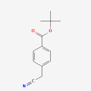 molecular formula C13H15NO2 B2373435 Tert-butyl 4-(cyanomethyl)benzoate CAS No. 55304-25-1