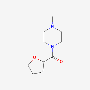 molecular formula C10H18N2O2 B2373441 (4-Methylpiperazin-1-yl)-(oxolan-2-yl)methanone CAS No. 560097-65-6
