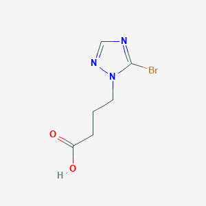 4-(5-bromo-1H-1,2,4-triazol-1-yl)butanoic acid