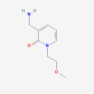 3-(Aminomethyl)-1-(2-methoxyethyl)pyridin-2-one