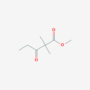 molecular formula C8H14O3 B2373469 Methyl 2,2-dimethyl-3-oxopentanoate CAS No. 524735-91-9