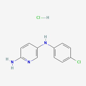 N5-(4-chlorophenyl)pyridine-2,5-diamine hydrochloride